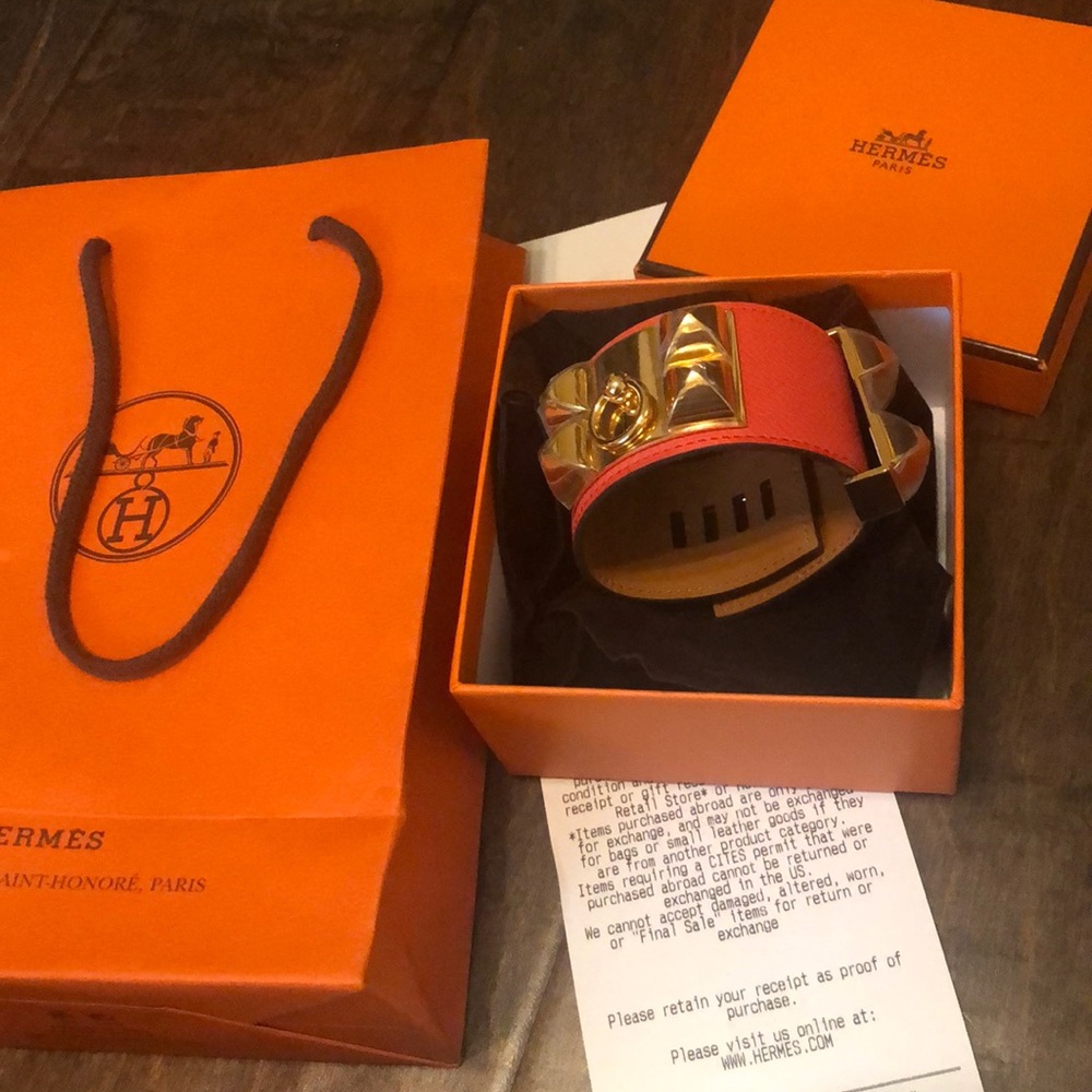 Hermes CDC Collier De Chien Bracelet